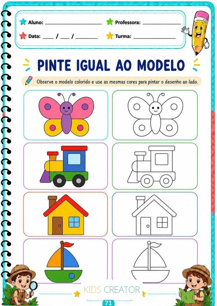 Atividade de matemática e contagem